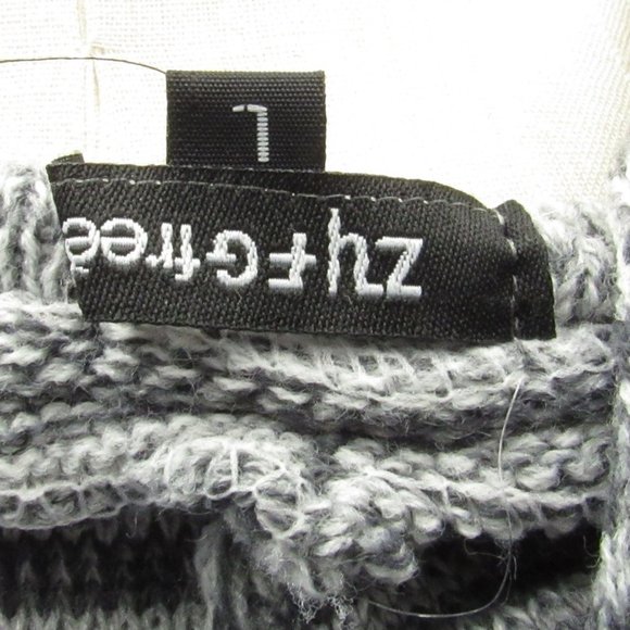 Women's Large Knit Long Sleeve Open Front Cardigan - Picture 6 of 6